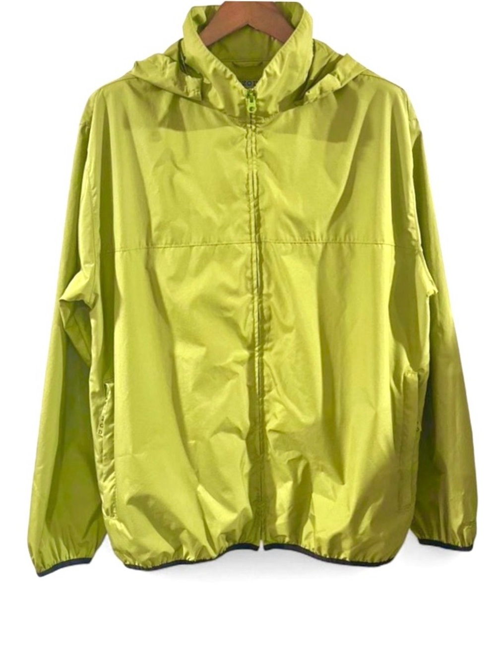VTG 90s Izod Green Windbreaker Size Menโs Large
